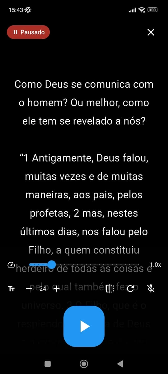 Teleprompter em Ação